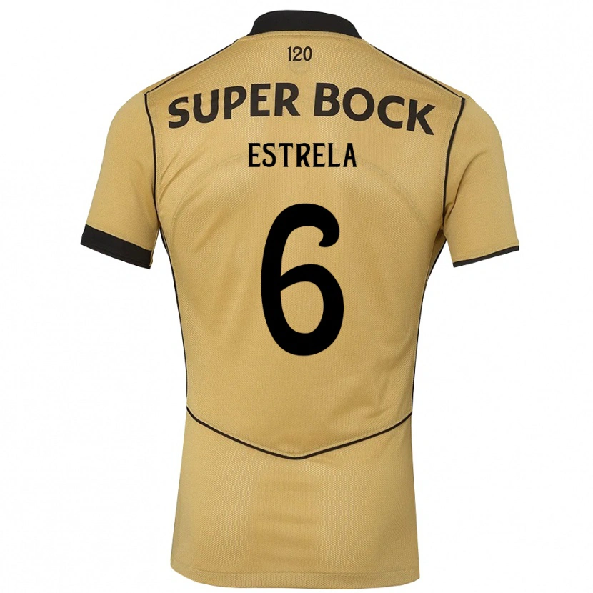 Danxen Kinder Bento Estrela #6 Goldgelb Schwarz Auswärtstrikot Trikot 2026/27 T-Shirt Schweiz