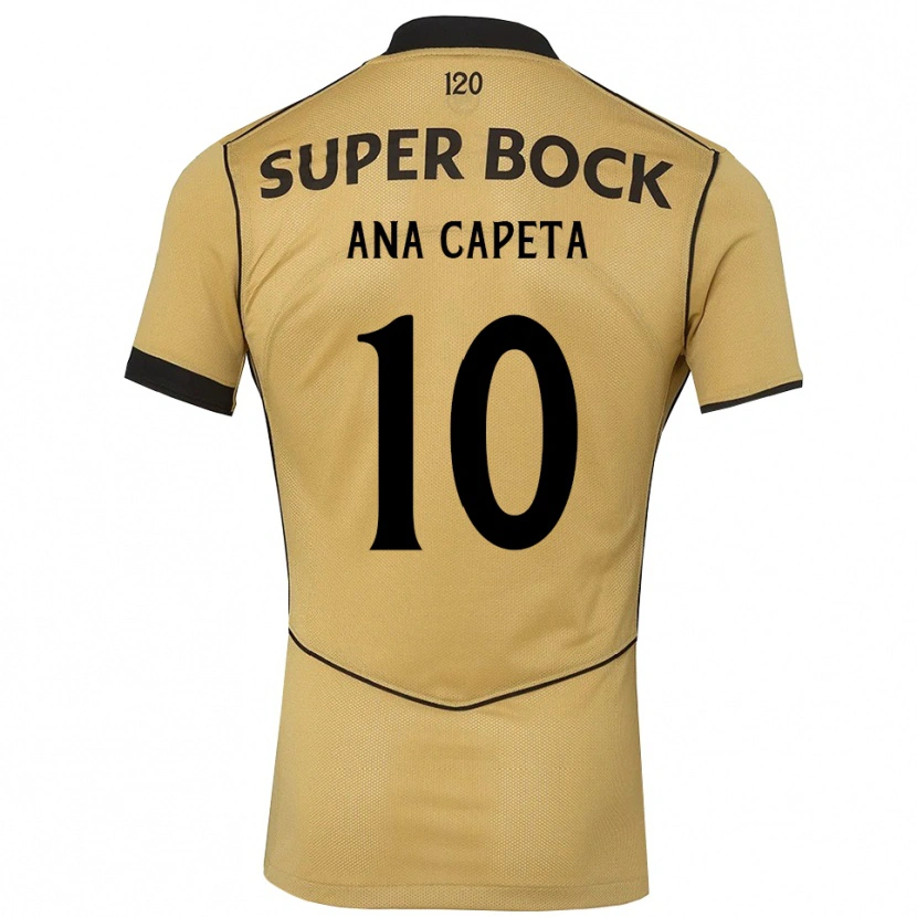 Danxen Kinder Ana Capeta #10 Goldgelb Schwarz Auswärtstrikot Trikot 2026/27 T-Shirt Schweiz