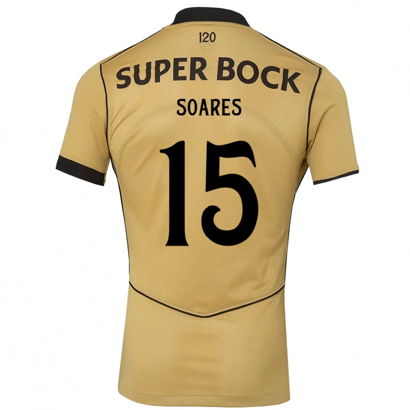 Danxen Kinder Simão Soares #15 Goldgelb Schwarz Auswärtstrikot Trikot 2026/27 T-Shirt Schweiz