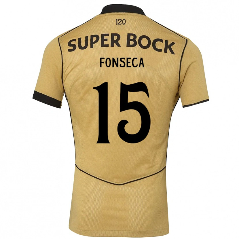 Danxen Kinder Beatriz Fonseca #15 Goldgelb Schwarz Auswärtstrikot Trikot 2026/27 T-Shirt Schweiz