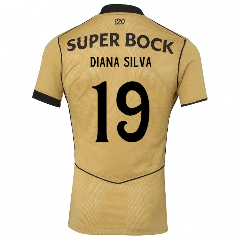 Danxen Kinder Diana Micaela Abreu De Sousa E Silva #19 Goldgelb Schwarz Auswärtstrikot Trikot 2026/27 T-Shirt Schweiz