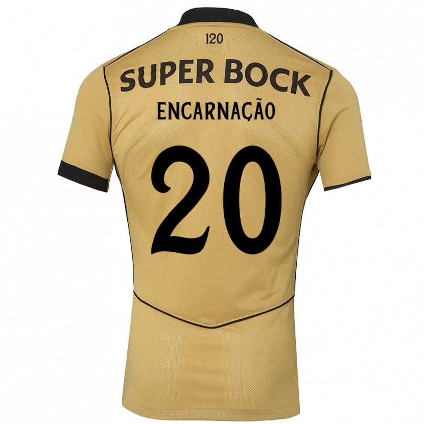 Danxen Kinder Telma Encarnação #20 Goldgelb Schwarz Auswärtstrikot Trikot 2026/27 T-Shirt Schweiz