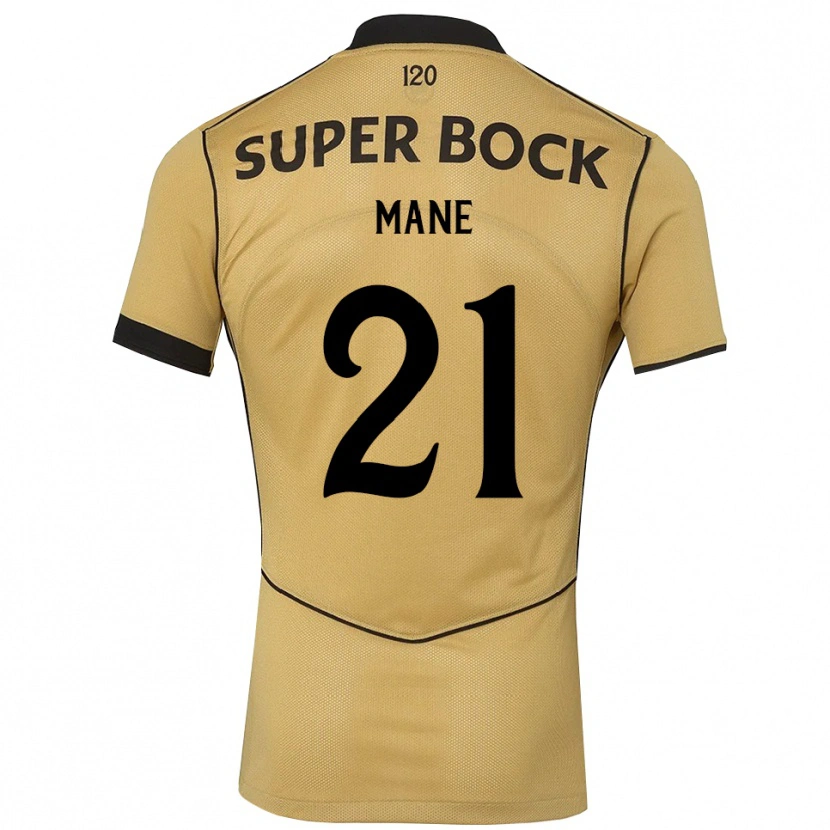 Danxen Kinder Isnaba Mane #21 Goldgelb Schwarz Auswärtstrikot Trikot 2026/27 T-Shirt Schweiz