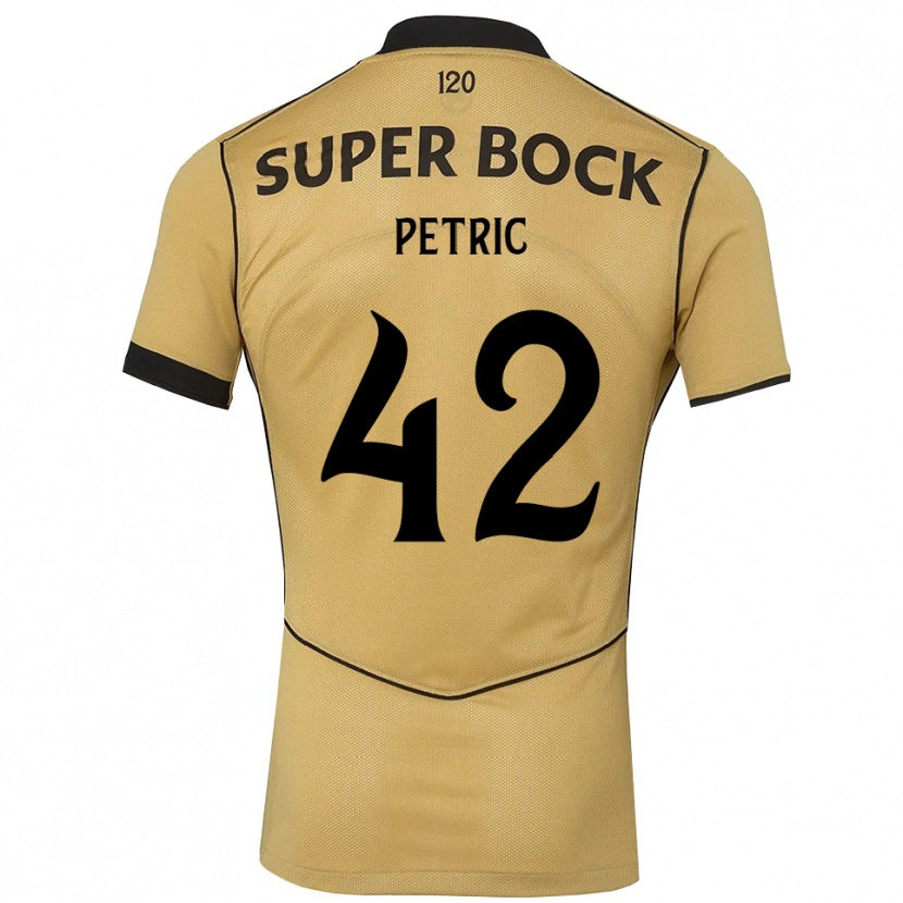 Danxen Kinder Luka Petric #42 Goldgelb Schwarz Auswärtstrikot Trikot 2026/27 T-Shirt Schweiz