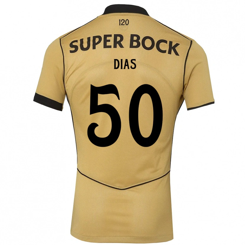 Danxen Kinder Rodrigo Dias #50 Goldgelb Schwarz Auswärtstrikot Trikot 2026/27 T-Shirt Schweiz