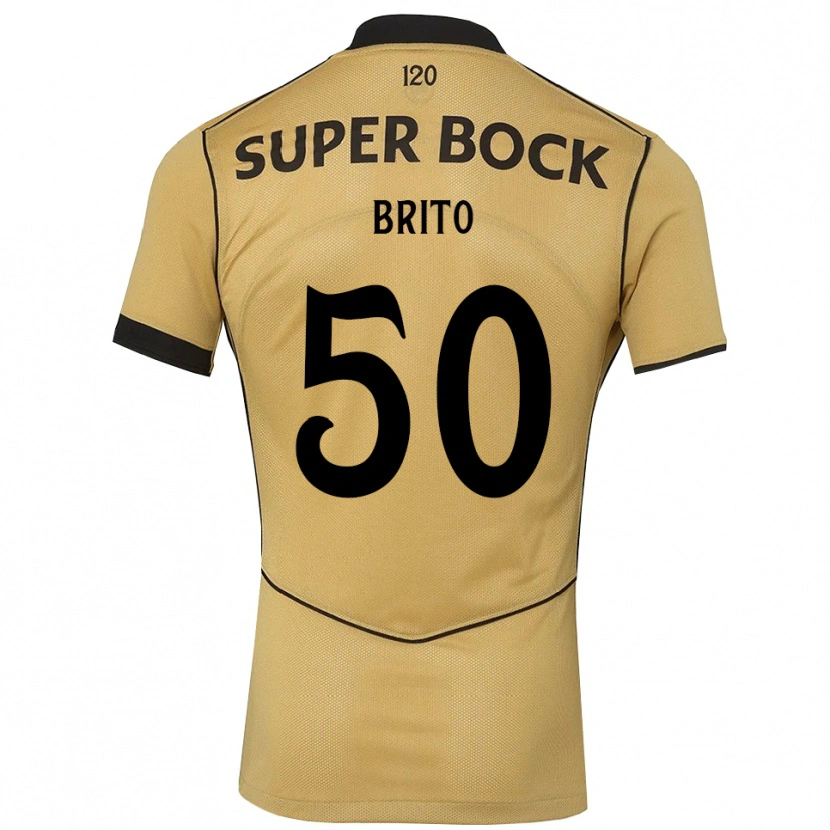 Danxen Kinder Alexandre Brito #50 Goldgelb Schwarz Auswärtstrikot Trikot 2026/27 T-Shirt Schweiz