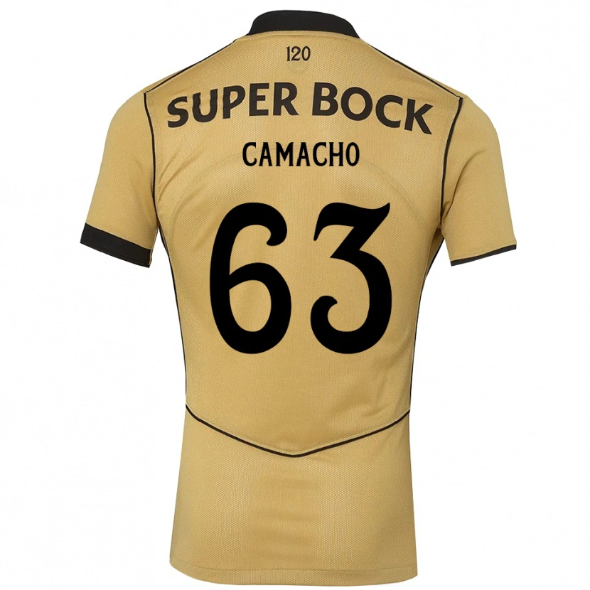 Danxen Kinder Rafael Camacho #63 Goldgelb Schwarz Auswärtstrikot Trikot 2026/27 T-Shirt Schweiz