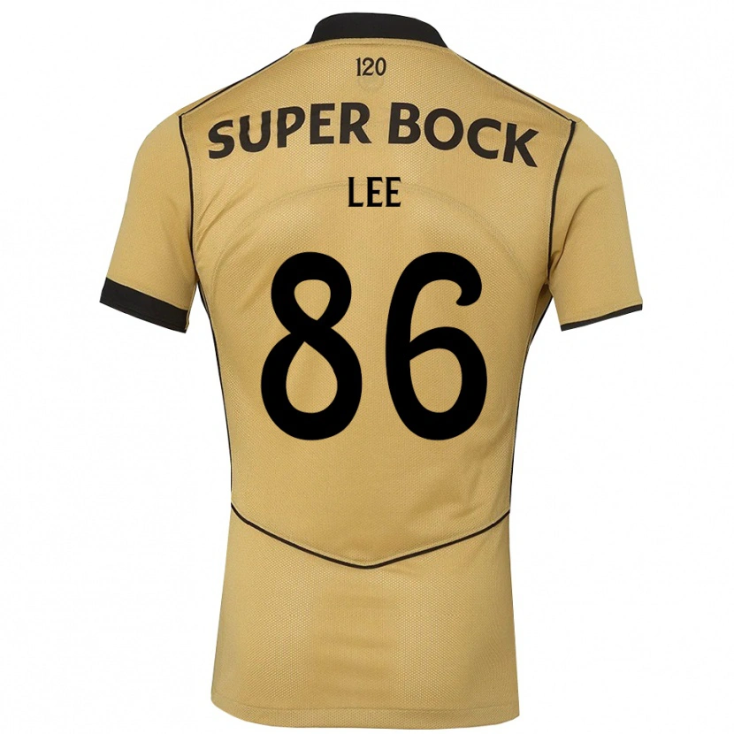 Danxen Kinder Afonso Lee #86 Goldgelb Schwarz Auswärtstrikot Trikot 2026/27 T-Shirt Schweiz