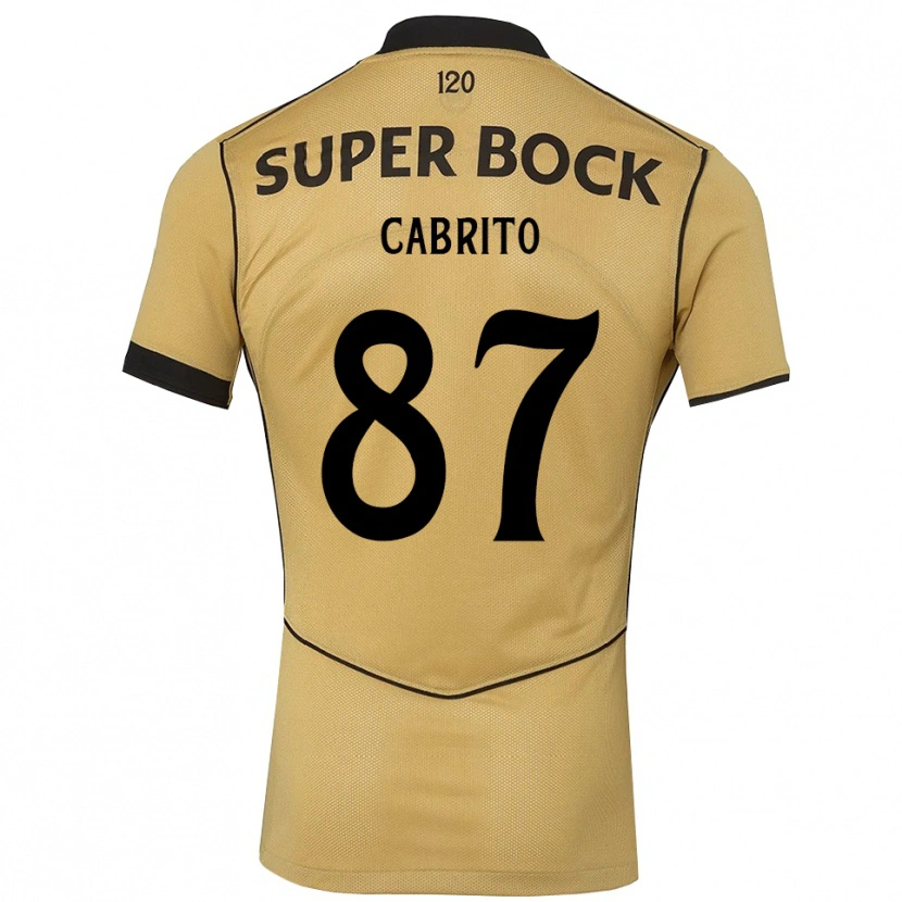 Danxen Kinder Rodrigo Cabrito #87 Goldgelb Schwarz Auswärtstrikot Trikot 2026/27 T-Shirt Schweiz