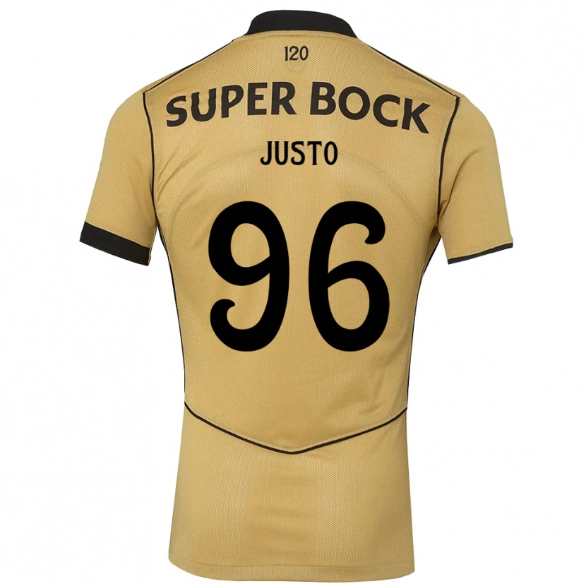 Danxen Kinder Samuel Justo #96 Goldgelb Schwarz Auswärtstrikot Trikot 2026/27 T-Shirt Schweiz