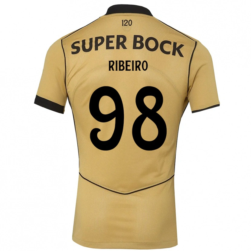 Danxen Kinder Martim Ribeiro #98 Goldgelb Schwarz Auswärtstrikot Trikot 2026/27 T-Shirt Schweiz