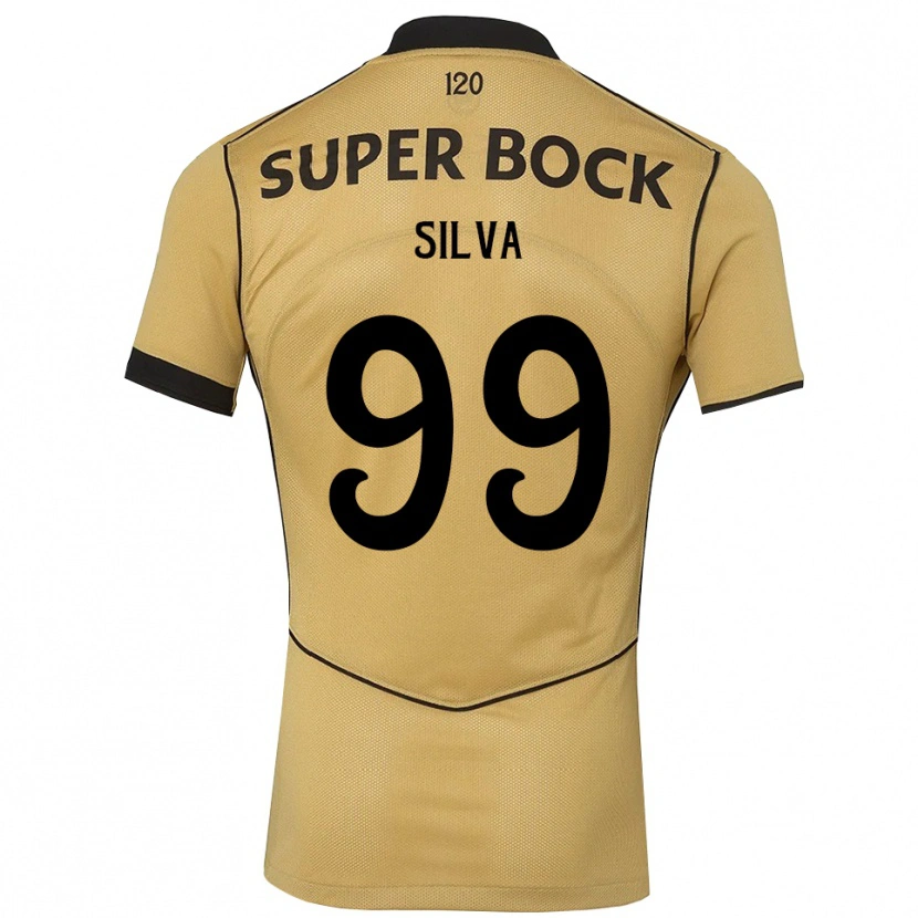 Danxen Kinder Francisco Silva #99 Goldgelb Schwarz Auswärtstrikot Trikot 2026/27 T-Shirt Schweiz