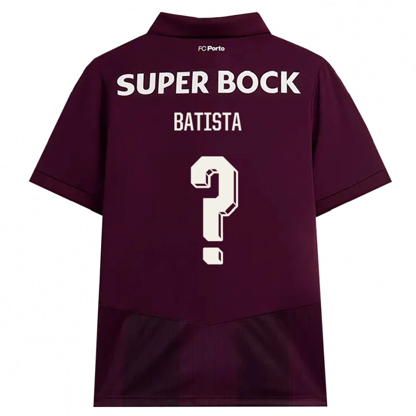 Danxen Kinder Fábio Batista #0 Burgund Weiß Auswärtstrikot Trikot 2026/27 T-Shirt Schweiz