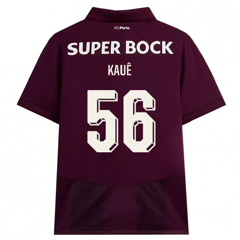 Danxen Kinder Kauê Rodrigues Pessanha #56 Burgund Weiß Auswärtstrikot Trikot 2026/27 T-Shirt Schweiz