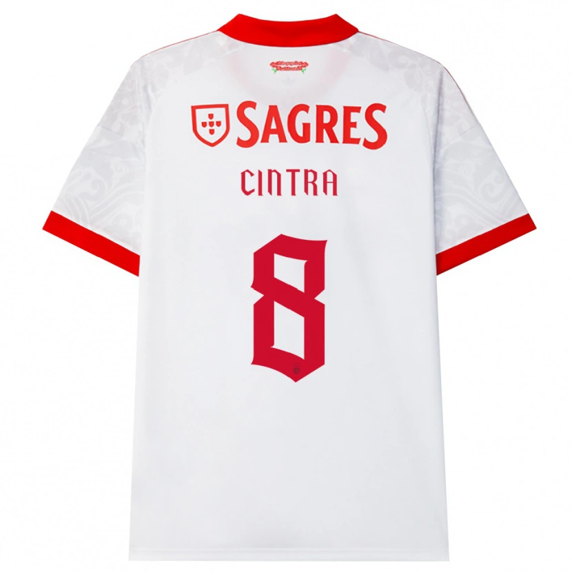 Danxen Kinder Marta Cintra #8 Weiß Rot Gelb Auswärtstrikot Trikot 2026/27 T-Shirt Schweiz
