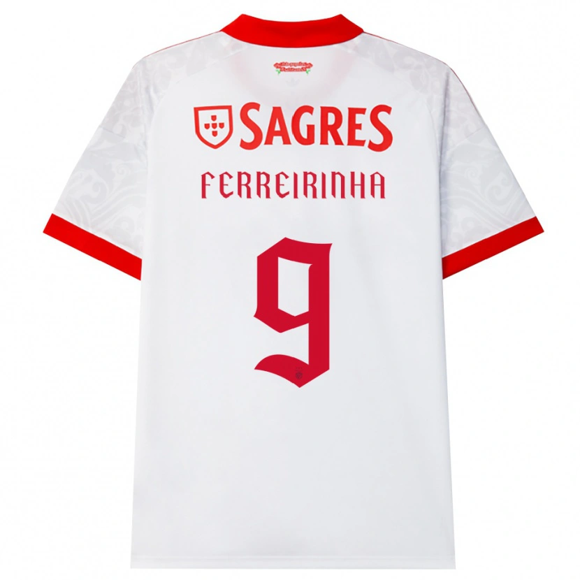 Danxen Kinder Afonso Ferreirinha #9 Weiß Rot Gelb Auswärtstrikot Trikot 2026/27 T-Shirt Schweiz