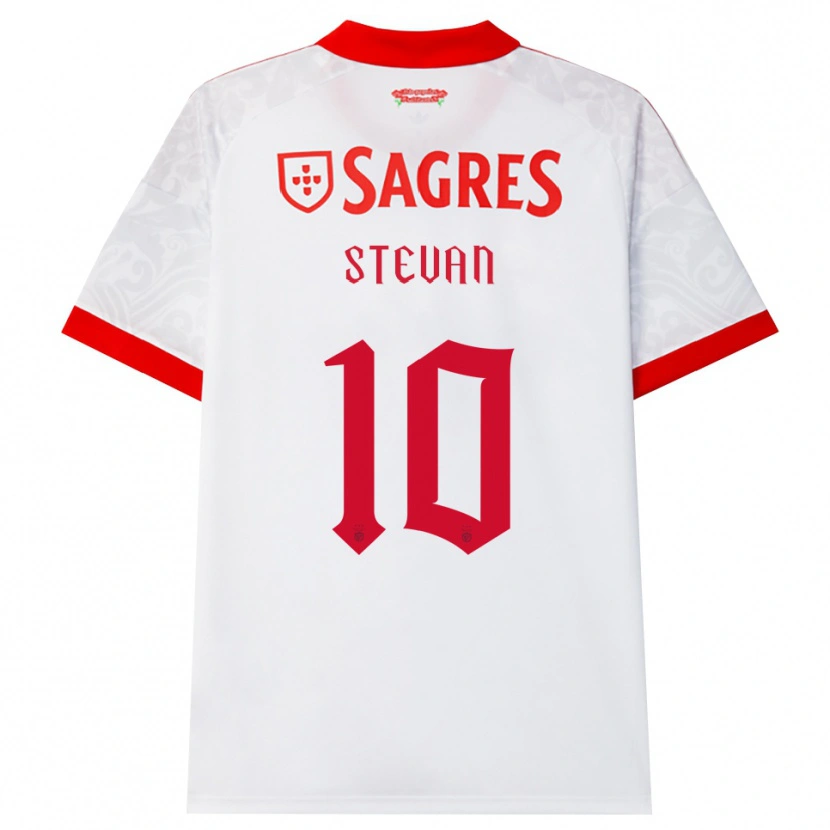 Danxen Kinder Stevan Pedro Dores Manuel #10 Weiß Rot Gelb Auswärtstrikot Trikot 2026/27 T-Shirt Schweiz