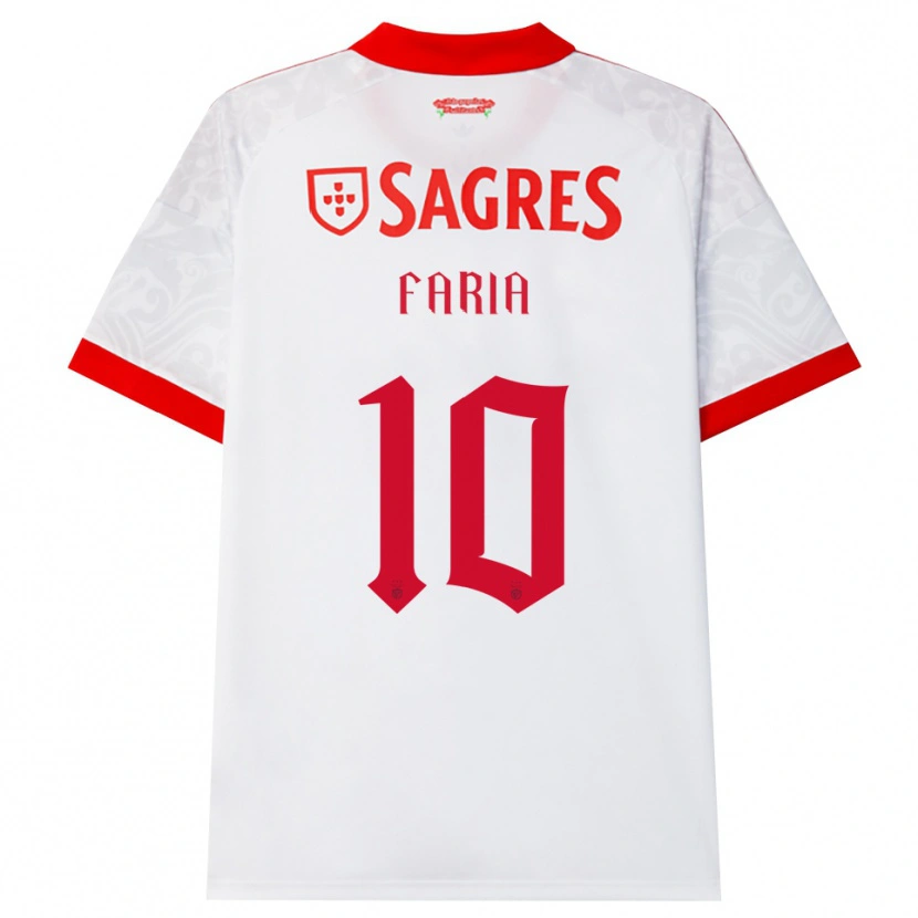 Danxen Kinder Andreia Faria #10 Weiß Rot Gelb Auswärtstrikot Trikot 2026/27 T-Shirt Schweiz