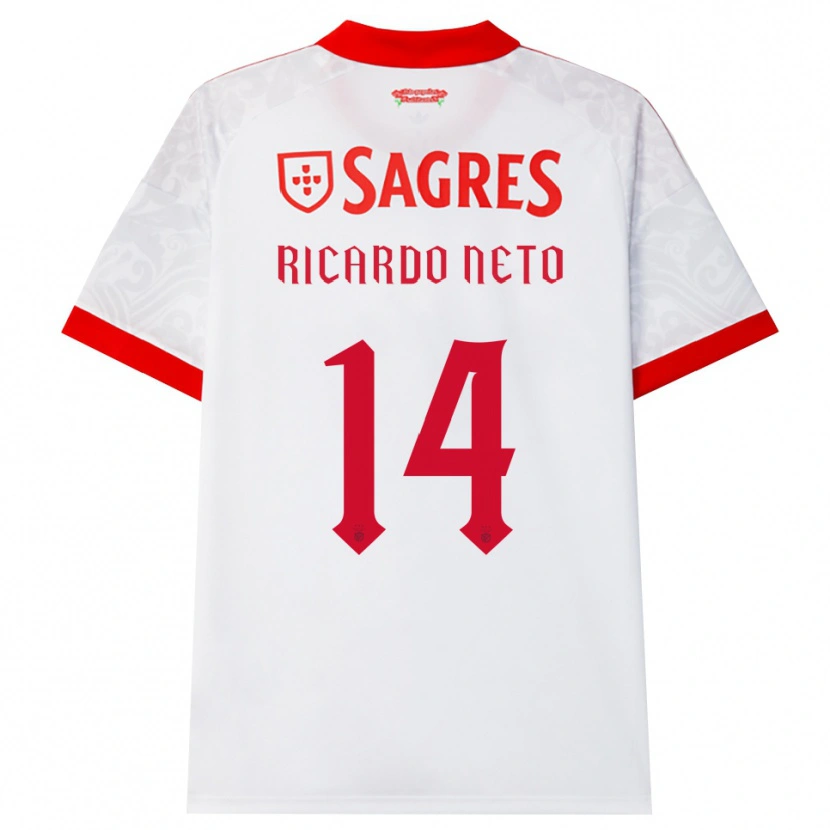 Danxen Kinder Ricardo Neto #14 Weiß Rot Gelb Auswärtstrikot Trikot 2026/27 T-Shirt Schweiz