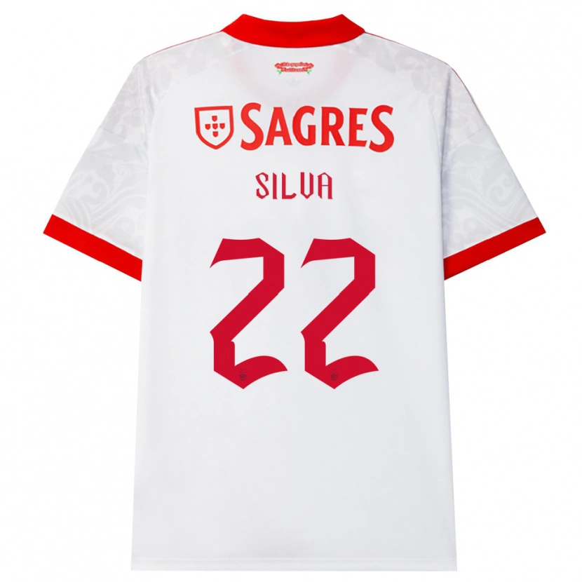 Danxen Kinder Amelia Silva #22 Weiß Rot Gelb Auswärtstrikot Trikot 2026/27 T-Shirt Schweiz