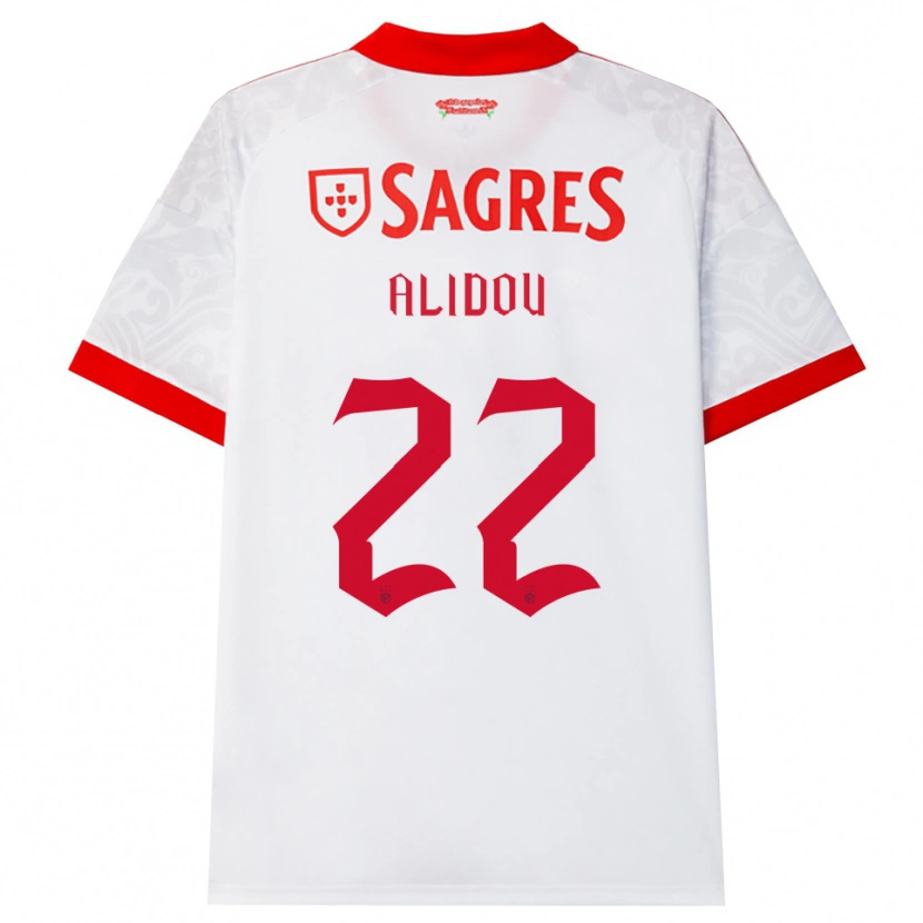 Danxen Kinder Marie-Yasmine Alidou #22 Weiß Rot Gelb Auswärtstrikot Trikot 2026/27 T-Shirt Schweiz