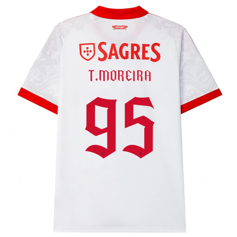 Danxen Kinder Tomás Cruz #95 Weiß Rot Gelb Auswärtstrikot Trikot 2026/27 T-Shirt Schweiz