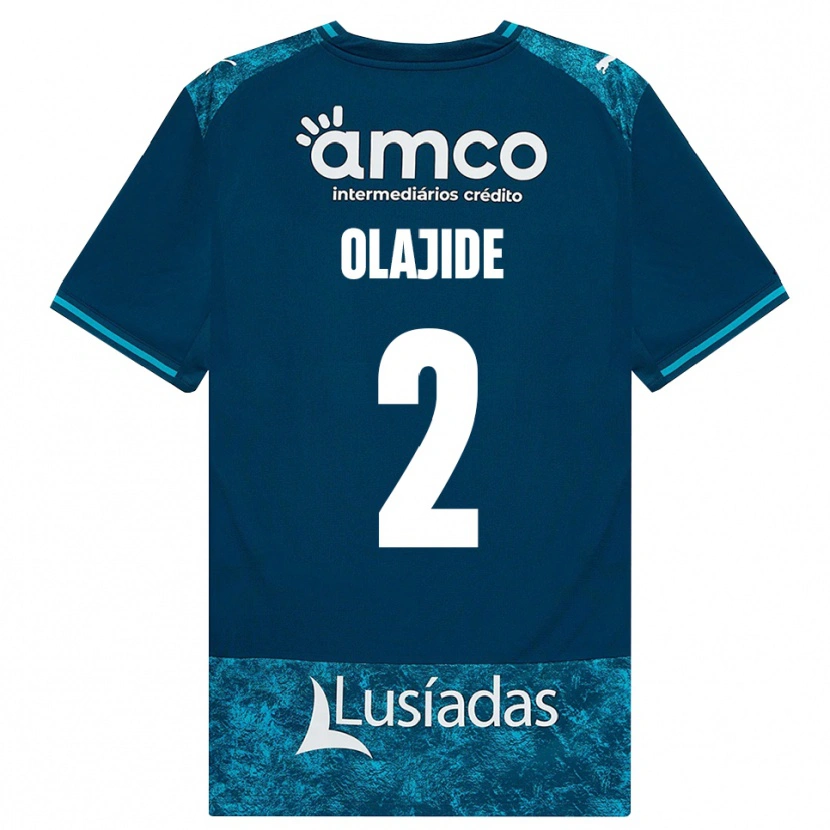Danxen Kinder Mustapha Olajide #2 Dunkelschiefergrau Mitteltuerkis Auswärtstrikot Trikot 2026/27 T-Shirt Schweiz