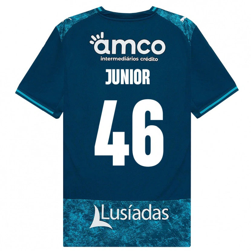 Danxen Kinder Mário Junior #46 Dunkelschiefergrau Mitteltuerkis Auswärtstrikot Trikot 2026/27 T-Shirt Schweiz