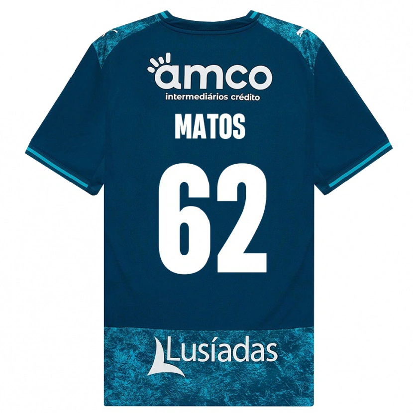 Danxen Kinder Nuno Matos #62 Dunkelschiefergrau Mitteltuerkis Auswärtstrikot Trikot 2026/27 T-Shirt Schweiz