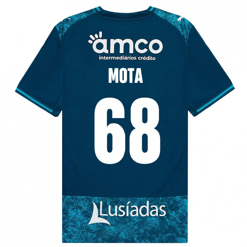 Danxen Kinder Edgar Mota #68 Dunkelschiefergrau Mitteltuerkis Auswärtstrikot Trikot 2026/27 T-Shirt Schweiz