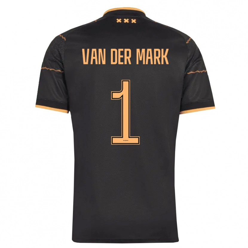 Danxen Kinder Jesper Van Der Mark #1 Schwarz Orange Auswärtstrikot Trikot 2026/27 T-Shirt Schweiz