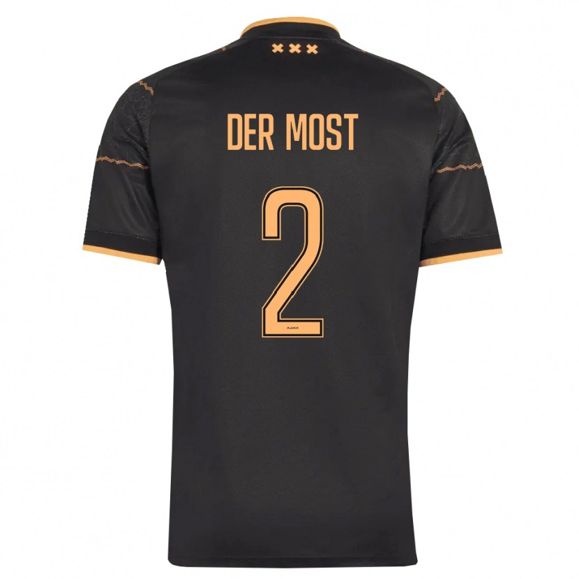 Danxen Kinder Liza Van Der Most #2 Schwarz Orange Auswärtstrikot Trikot 2026/27 T-Shirt Schweiz