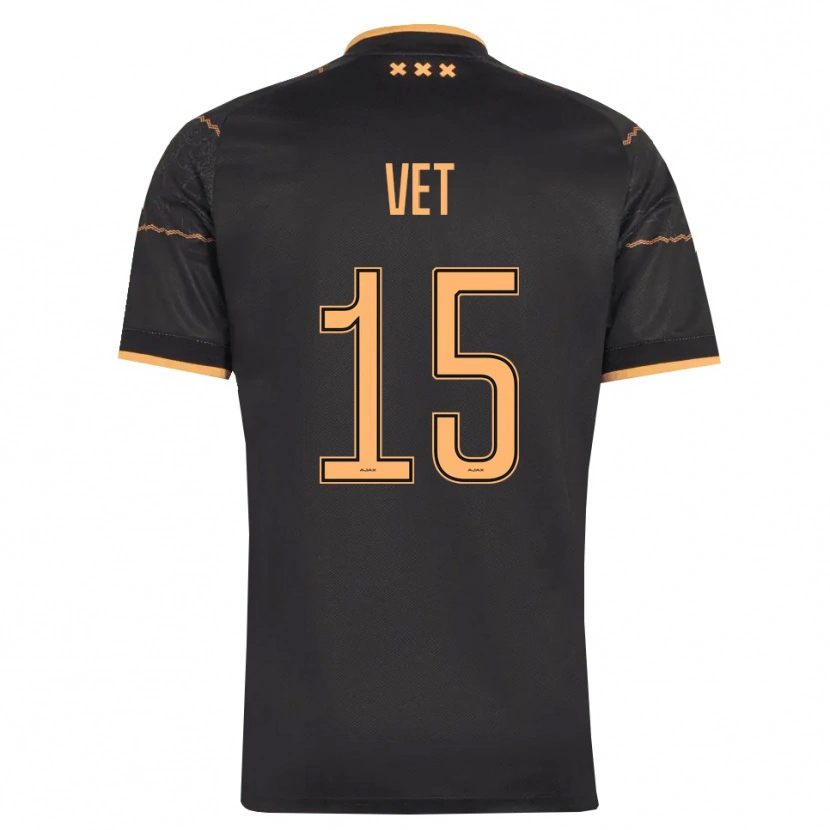 Danxen Kinder Javier Vet #15 Schwarz Orange Auswärtstrikot Trikot 2026/27 T-Shirt Schweiz