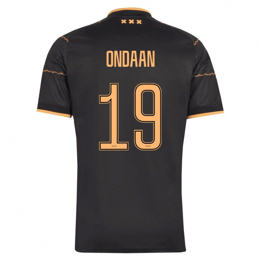 Danxen Kinder Terell Ondaan #19 Schwarz Orange Auswärtstrikot Trikot 2026/27 T-Shirt Schweiz