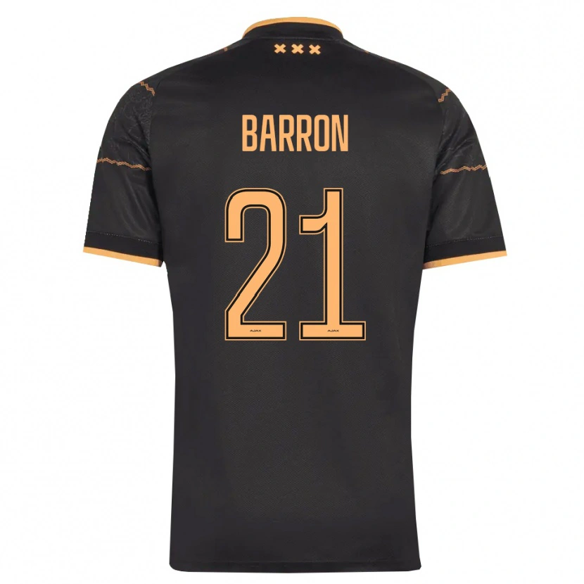 Danxen Kinder Eternal Barron #21 Schwarz Orange Auswärtstrikot Trikot 2026/27 T-Shirt Schweiz
