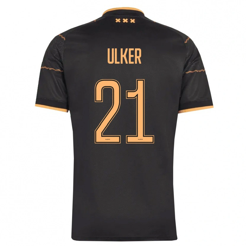 Danxen Kinder Ufuk Ulker #21 Schwarz Orange Auswärtstrikot Trikot 2026/27 T-Shirt Schweiz