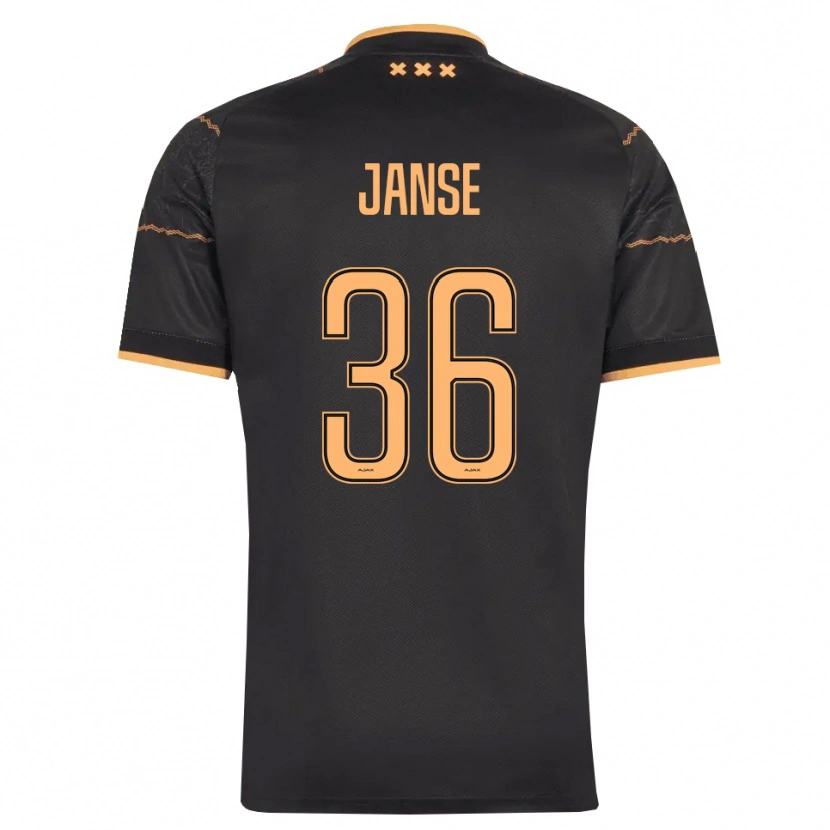 Danxen Kinder Dies Janse #36 Schwarz Orange Auswärtstrikot Trikot 2026/27 T-Shirt Schweiz