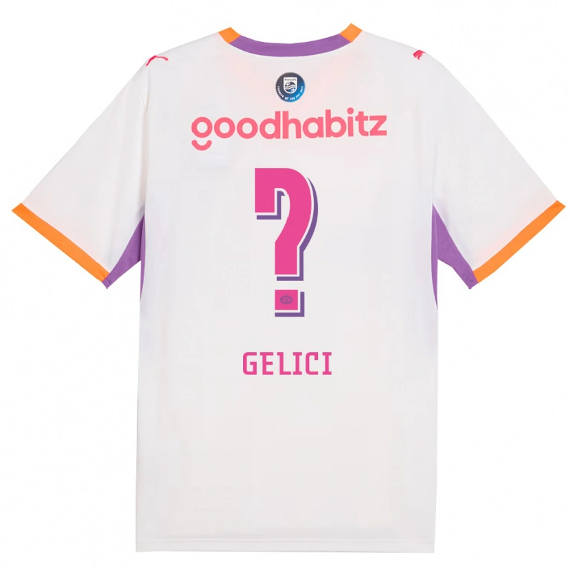 Danxen Kinder Dani Gelici #0 Weiß Violett Orange Auswärtstrikot Trikot 2026/27 T-Shirt Schweiz