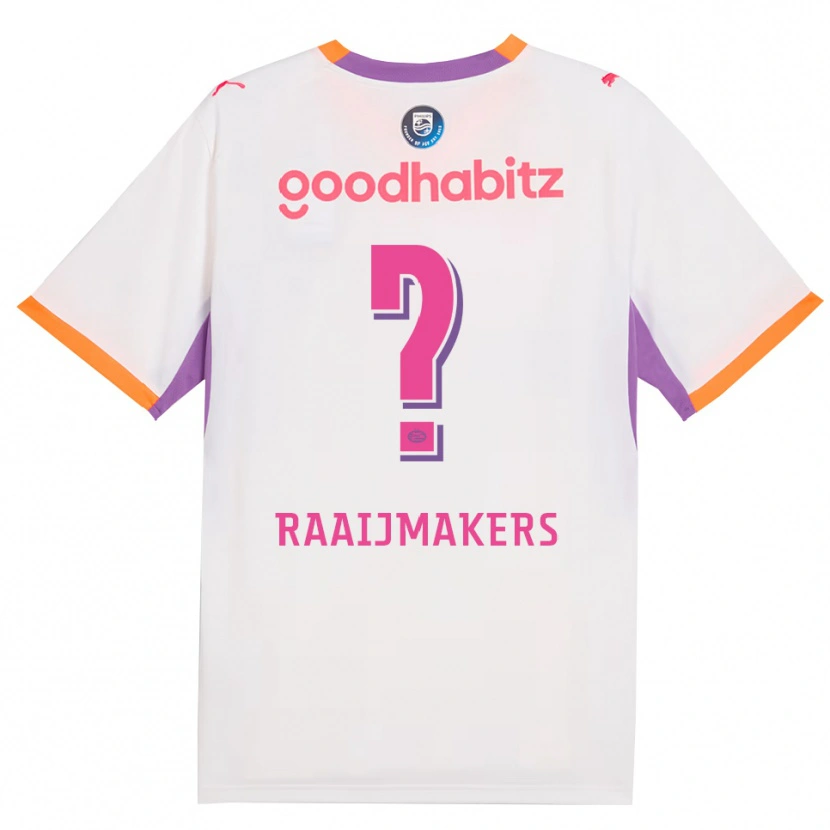Danxen Kinder Lars Raaijmakers #0 Weiß Violett Orange Auswärtstrikot Trikot 2026/27 T-Shirt Schweiz