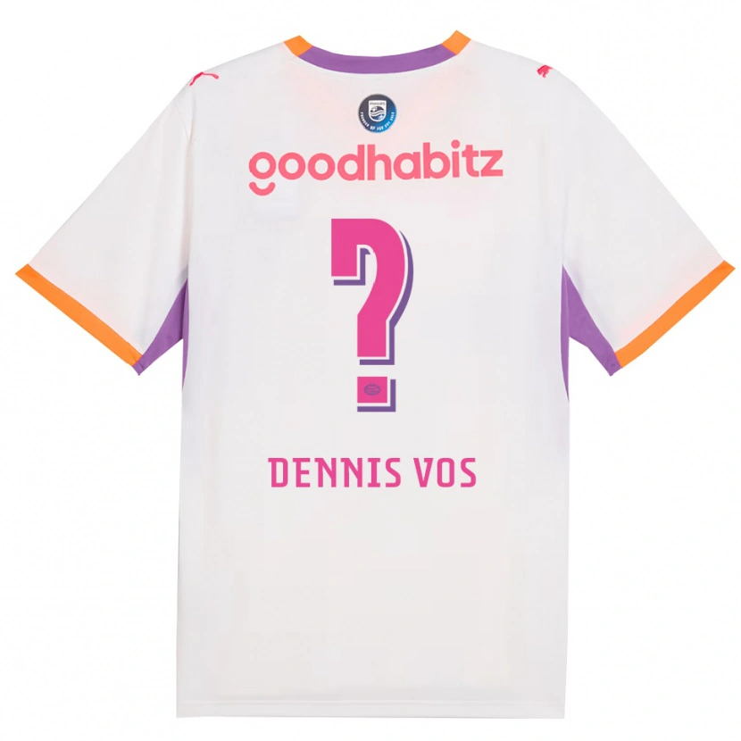 Danxen Kinder Dennis Vos #0 Weiß Violett Orange Auswärtstrikot Trikot 2026/27 T-Shirt Schweiz