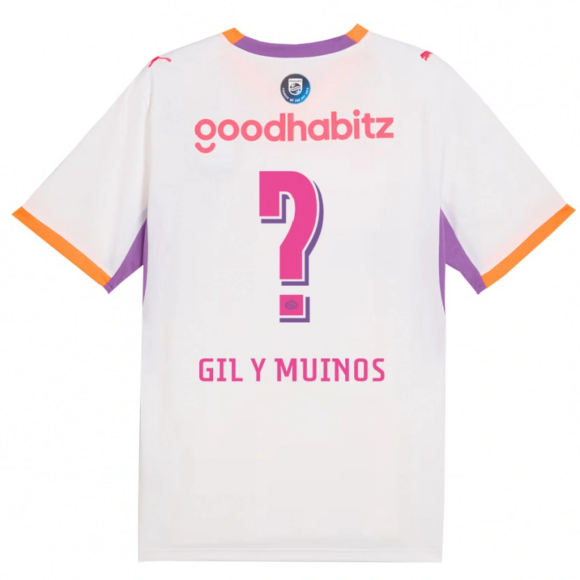 Danxen Kinder Yael Gil Y Muinos #0 Weiß Violett Orange Auswärtstrikot Trikot 2026/27 T-Shirt Schweiz