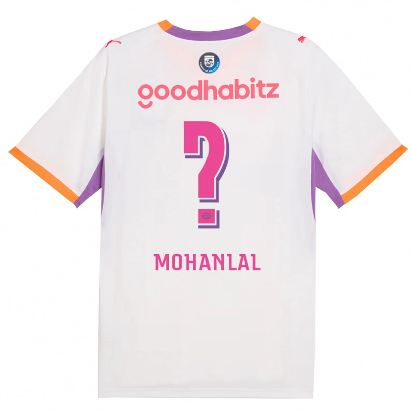 Danxen Kinder Pawan Mohanlal #0 Weiß Violett Orange Auswärtstrikot Trikot 2026/27 T-Shirt Schweiz
