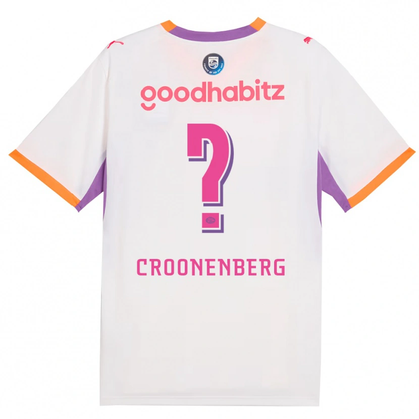 Danxen Kinder Luca Croonenberg #0 Weiß Violett Orange Auswärtstrikot Trikot 2026/27 T-Shirt Schweiz