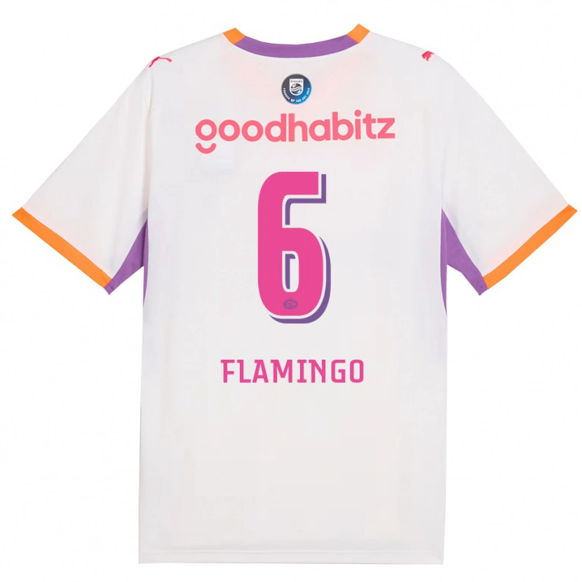 Danxen Kinder Ryan Flamingo #6 Weiß Violett Orange Auswärtstrikot Trikot 2026/27 T-Shirt Schweiz