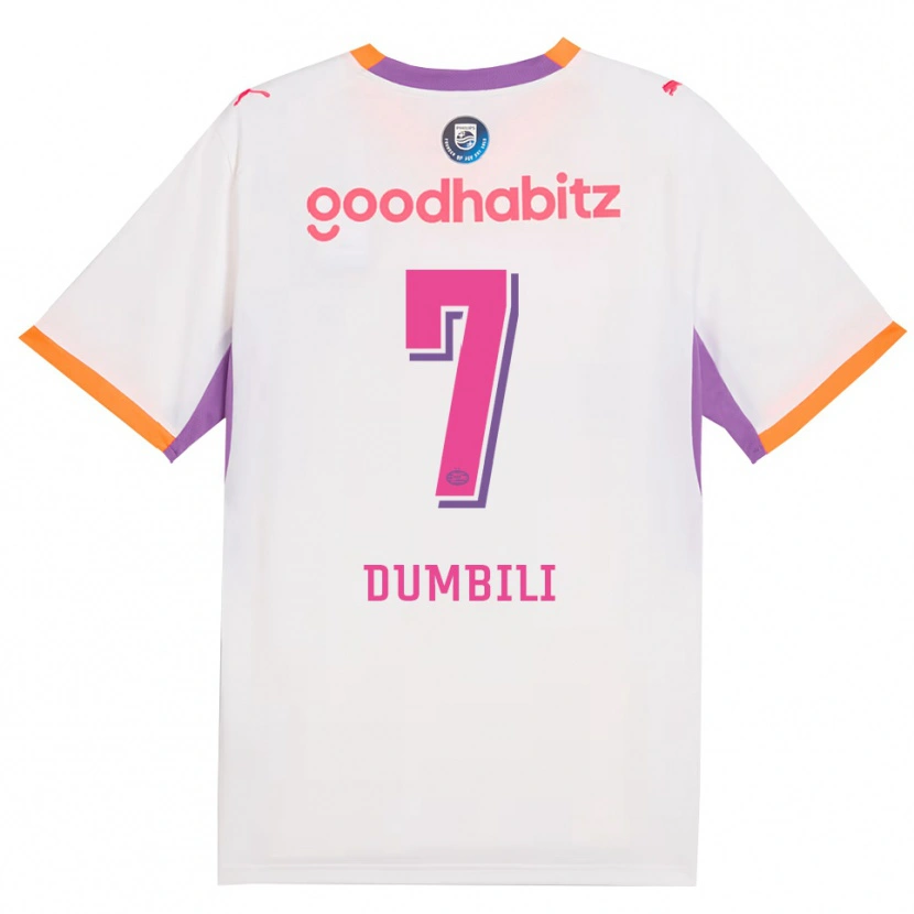 Danxen Kinder Samuel Dumbili #7 Weiß Violett Orange Auswärtstrikot Trikot 2026/27 T-Shirt Schweiz