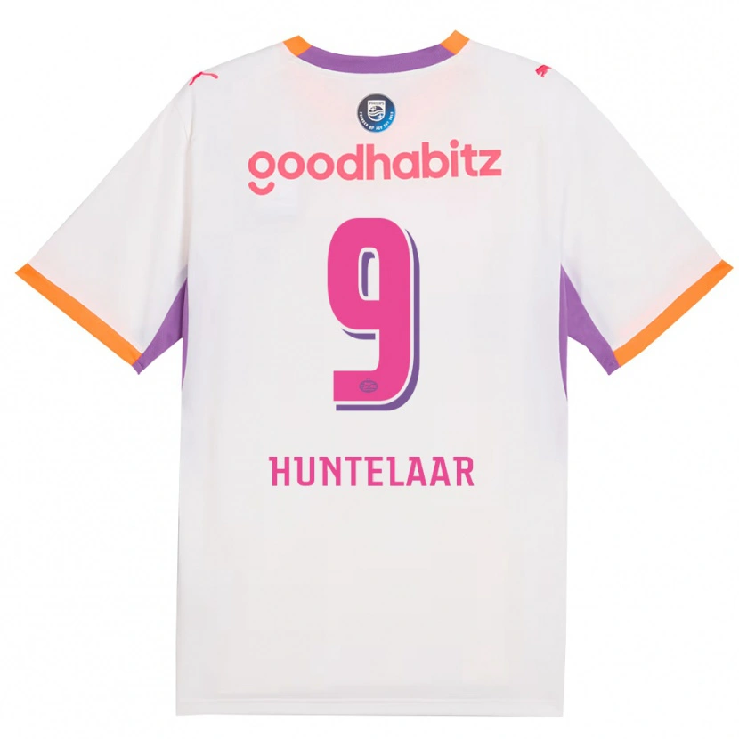 Danxen Kinder Seb Huntelaar #9 Weiß Violett Orange Auswärtstrikot Trikot 2026/27 T-Shirt Schweiz