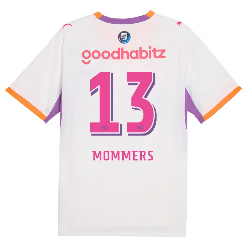 Danxen Kinder Ryan Mommers #13 Weiß Violett Orange Auswärtstrikot Trikot 2026/27 T-Shirt Schweiz