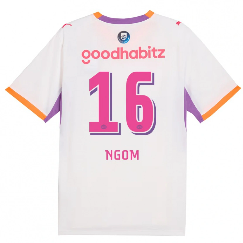 Danxen Kinder Khadim Ngom #16 Weiß Violett Orange Auswärtstrikot Trikot 2026/27 T-Shirt Schweiz