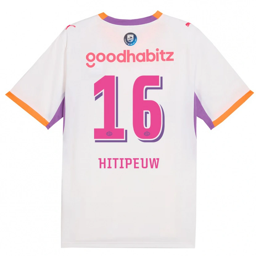 Danxen Kinder Thaliro Hitipeuw #16 Weiß Violett Orange Auswärtstrikot Trikot 2026/27 T-Shirt Schweiz