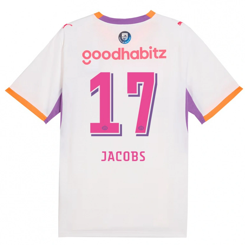Danxen Kinder Lore Jacobs #17 Weiß Violett Orange Auswärtstrikot Trikot 2026/27 T-Shirt Schweiz